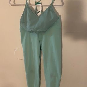 Teal Fabletics set